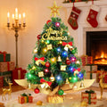 JoyMingle 24 Inch Table Top Mini Christmas Tree Set