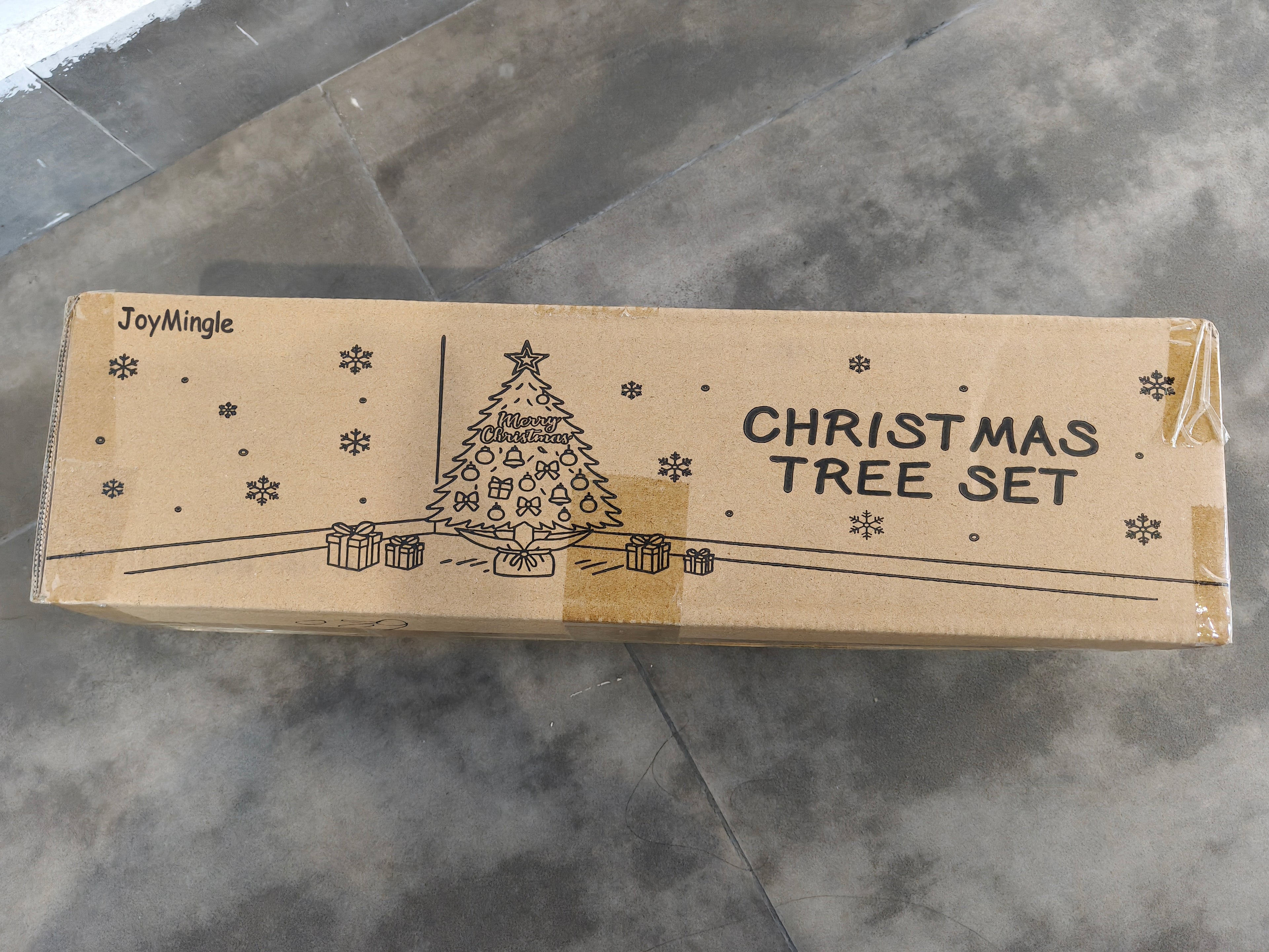 JoyMingle 24 Inch Table Top Mini Christmas Tree Set