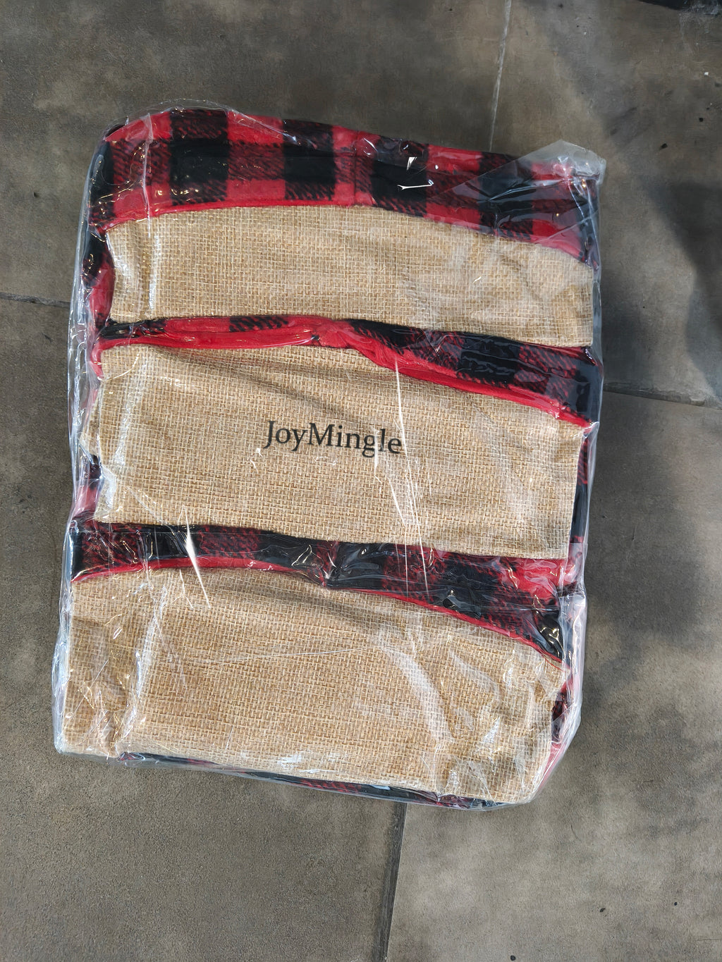 JoyMingle 3 PCS Personalized Christmas Stocking